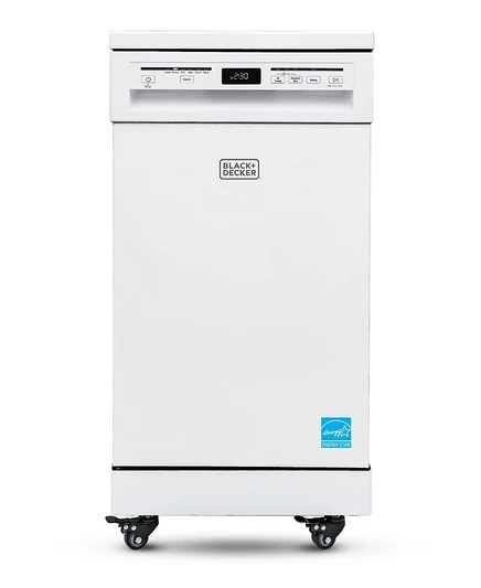 Портативная посудомоечная машина Black+Decker 18″, белая