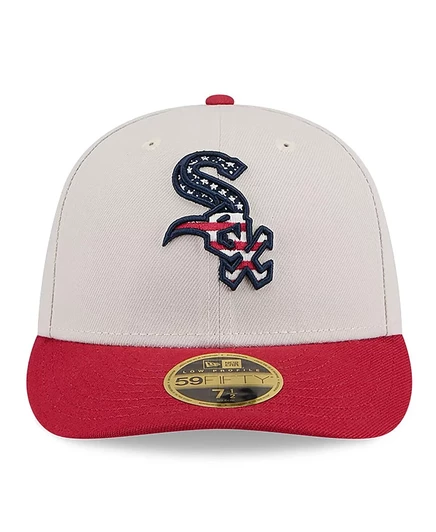 Мужская бейсболка New Era Red Chicago White Sox 2024 с низким профилем