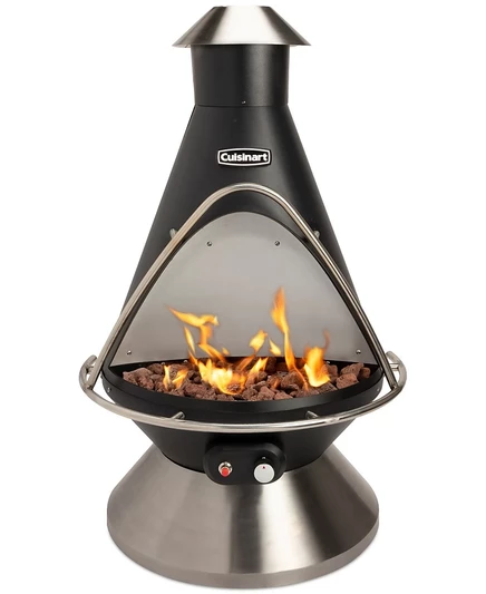 Уличный очаг Cuisinart COH-600 стальной на пропане, коричневый