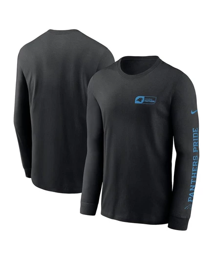 Мужской лонгслив Nike Carolina Panthers, черный