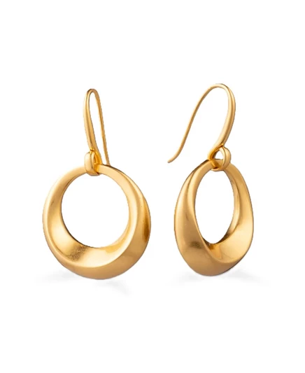 Женские серьги-полумесяцы Donna Karan New York, золотистые
