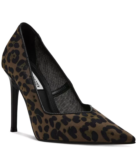  Женские туфли-лодочки Raz на шпильке с острым носком leopard mesh