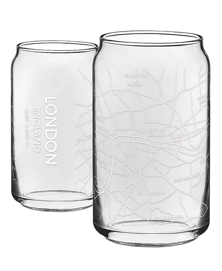 Набор стаканов NARBO The Can London 470 мл, 2 шт., белые