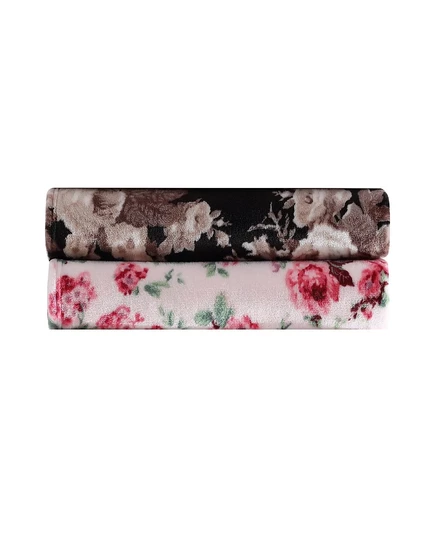 Флисовый плед Betsey Johnson 178×127 см, черный