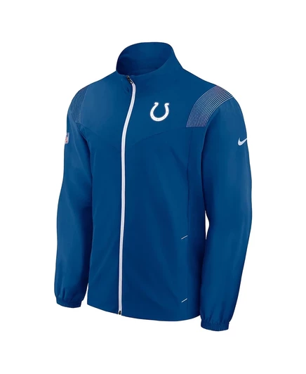 Мужская куртка на молнии с вытканным логотипом Nike Royal Indianapolis Colts royal