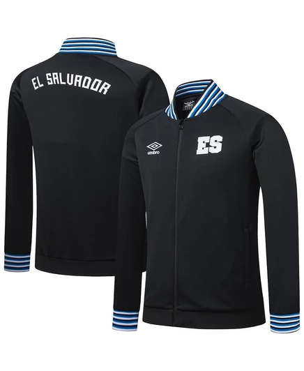 Мужская черная куртка-реглан на молнии Umbro black