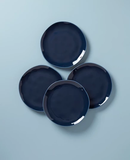 Набор обеденных тарелок Lenox Lenox Bay Colors Solid из 4 предметов, сервиз на 4 персоны blue