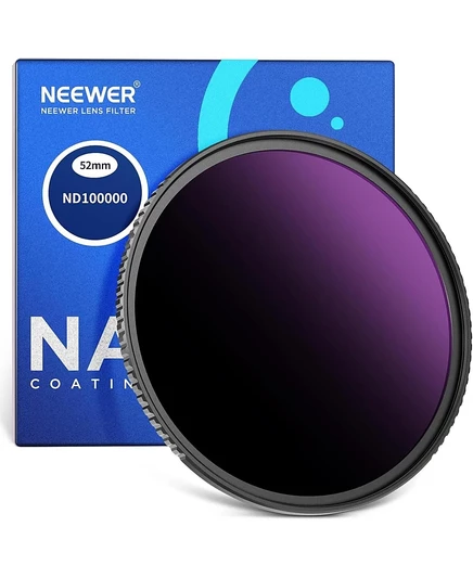 Нейтральный фильтр Neewer ND100000 52 мм, 16,5 стоп, черный