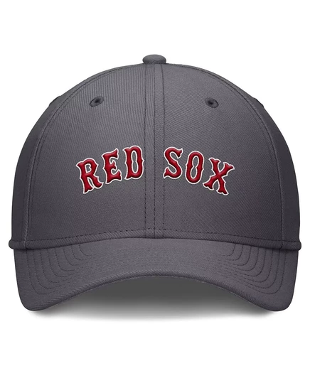 Мужская бейсболка Nike Boston Red Sox Swoosh, серая