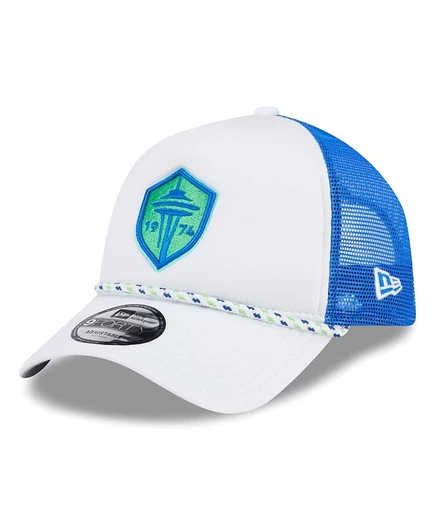 Мужская кепка New Era 9FORTY Seattle Sounders, бело-синяя