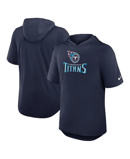 Мужская футболка-худи Nike Tennessee Titans Lockup, темно-синяя