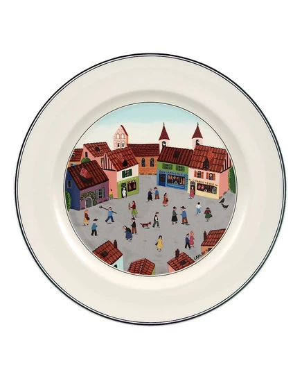 Тарелка Villeroy & Boch Design Naif Old Village Square, 27 см