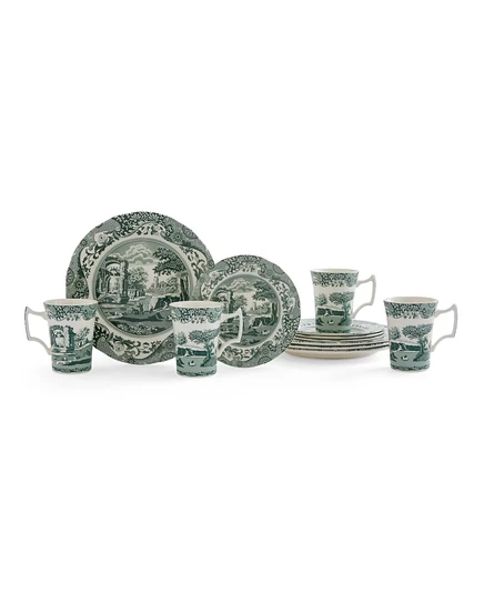Столовый набор Spode Heritage Green Italian 12 пр., зеленый