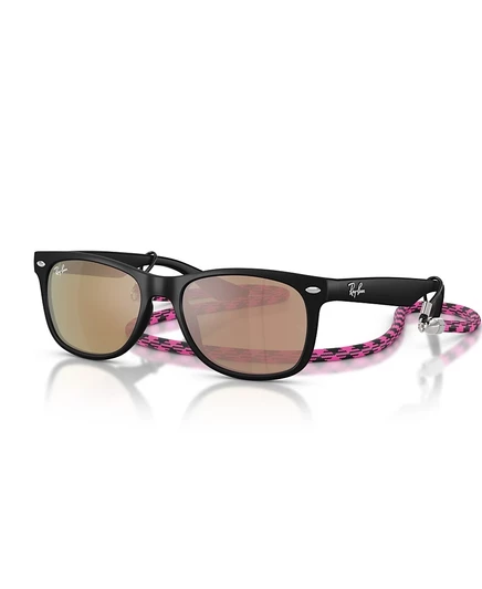 Детские очки Ray-Ban Jr Wayfarer 7-10 лет, черные