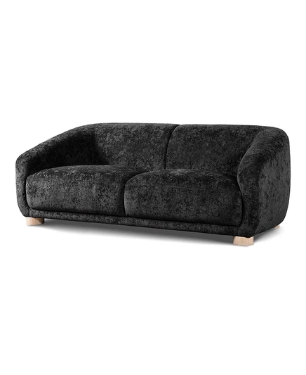 Двухместный диван Furniture of America Waxley, черный