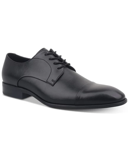 Мужские оксфордские туфли Quinn с круглым носком, созданные для Macy's black