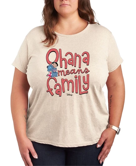 Женская футболка Hybrid Apparel Lilo and Stitch, белая
