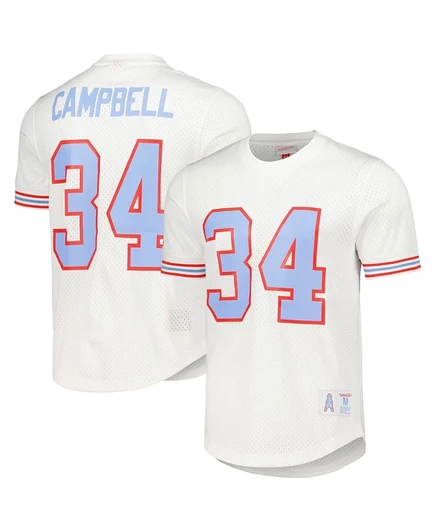 Мужская майка Mitchell & Ness Earl Campbell, белая