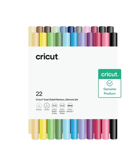 Набор двусторонних маркеров Cricut 22 шт., разноцветные