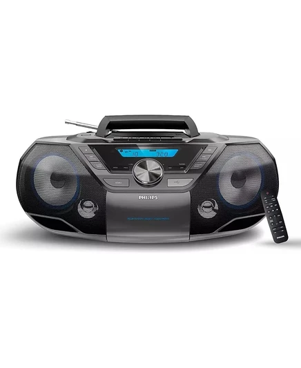 Портативная аудиосистема Philips CD/кассета/USB, черная