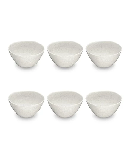 Набор мисок Abode Homewares 15 см 6 шт, 560 мл, бежевый