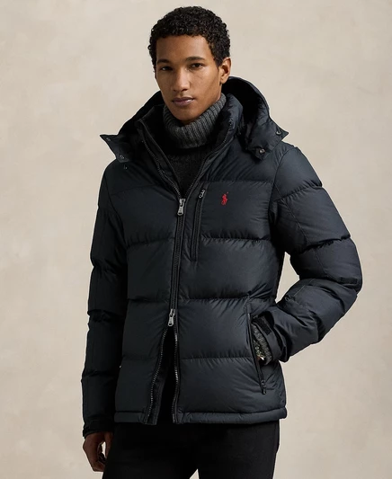 Мужской пуховик The Gorham polo black