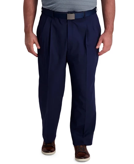 Мужские брюки больших размеров Haggar Classic Fit, синие