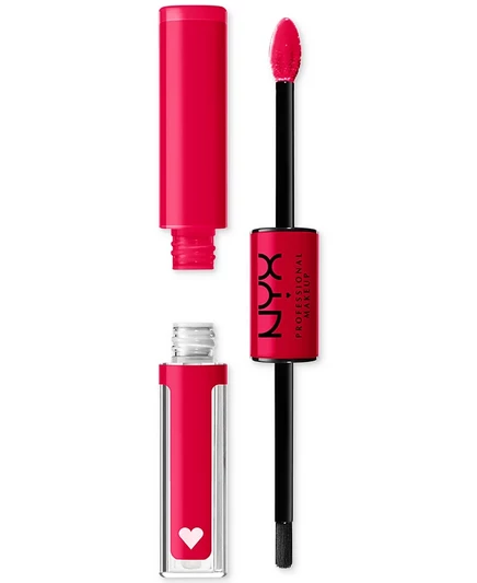 Жидкая помада NYX Shine Loud, стойкая, глянцевая, красная (4)