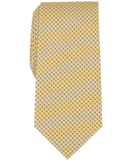  Мужской галстук Rhea Mini-Geo yellow