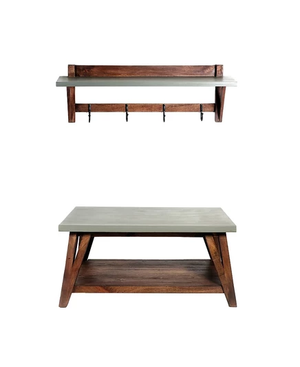 Комплект Alaterre Furniture Brookside: банкетка и вешалка