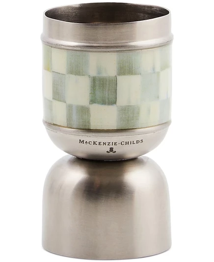 Джиггер Mackenzie-Childs Sterling Check 3260, 30/45 мл