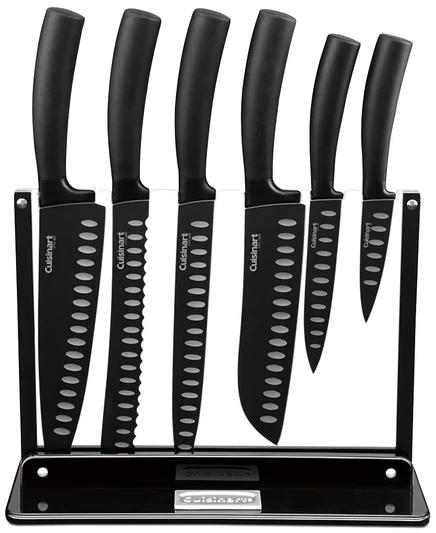 Набор ножей Cuisinart Nonstick-Edge, 7 шт., черный