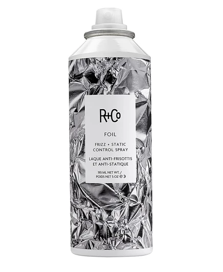 Спрей для завивки волос R+Co Foil Frizz Static Control Spray, 5 унций, не окрашивает