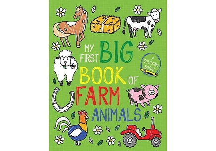 Большая книга «Фермерские животные» для малышей
