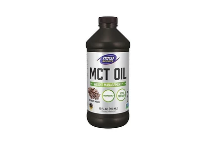 Масло MCT NOW Foods со вкусом шоколадного мокко, 454 г