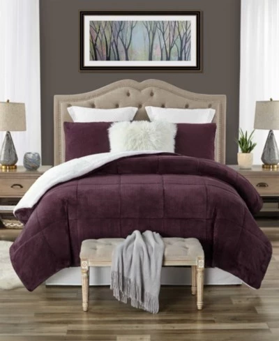 Комплект одеяла Cathay Home Inc., мех и шерпа