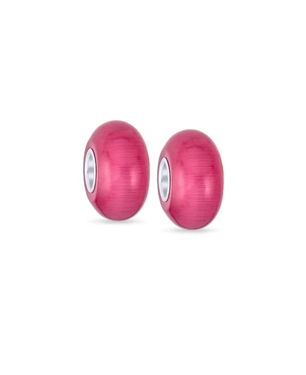 Шармы bling jewelry Murano набор 2 шт., розовые