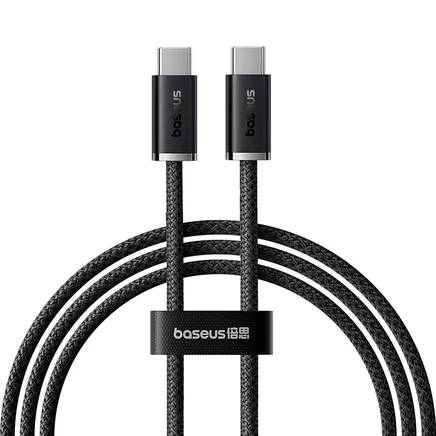 Кабель USB C Кабель для зарядки USB-C-Type-C мощностью 100 Вт, черный, 6,6 футов