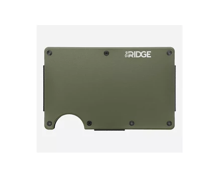  Алюминиевый матовый оливковый: Кошелек с зажимом для денег matte olive