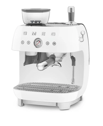 Кофемашина эспрессо Smeg 50s Retro, белая