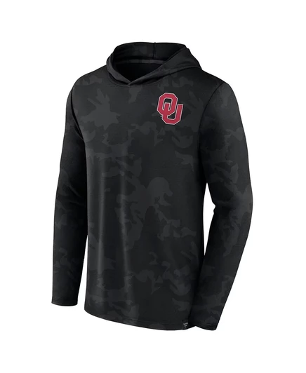 Мужское худи Fanatics Oklahoma Sooners камуфляж, черное
