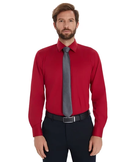 Мужская рубашка Alfani Slim-Fit, красная