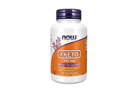 Добавка NOW Foods 7‑Keto 100 мг, 120 вег. капсул