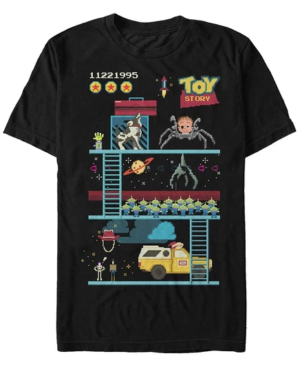 Мужская футболка Fifth Sun Toy Story 8-бит, черная