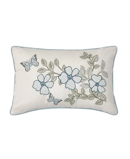 Декоративная подушка Royal Court Evergreen 33×53 см, синяя