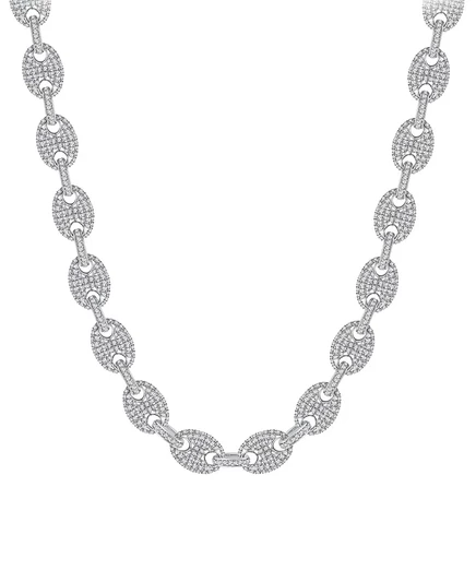 Мужское ожерелье Macy's Diamond Mariner 24″, 10k белое золото