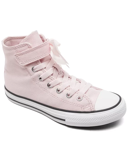  Повседневные кроссовки с оборками и бантиками Little Girls Chuck Taylor All Star от Finish Line с легкой посадкой blush hush