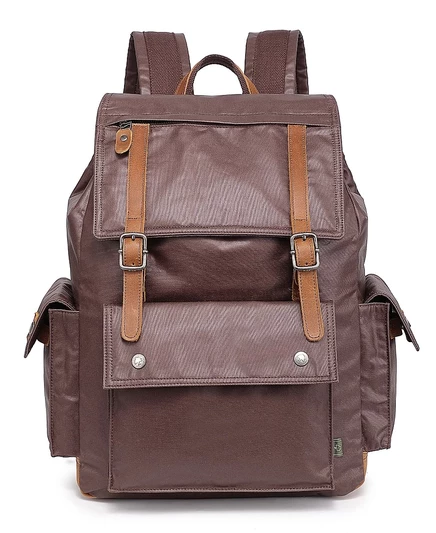 Женский текстильный рюкзак TSD Brand Urban Light Traveller, коричневый