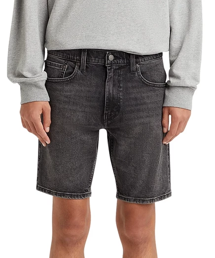 Мужские джинсовые шорты Levi's 412™ Flex Slim-Fit 9 дюймов серого цвета