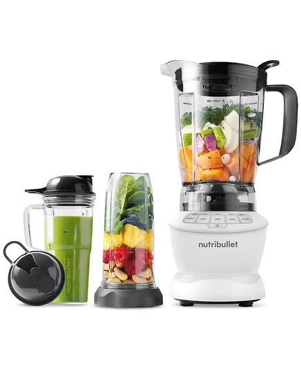 Блендер NutriBullet Full Size Combo 1200 Вт, 1,9 л, белый
